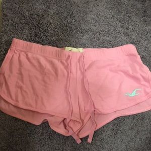 Pink Hollister Lounge Shorts